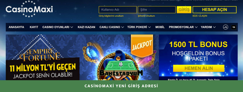 CasinoMaxi Yeni Giriş Adresi